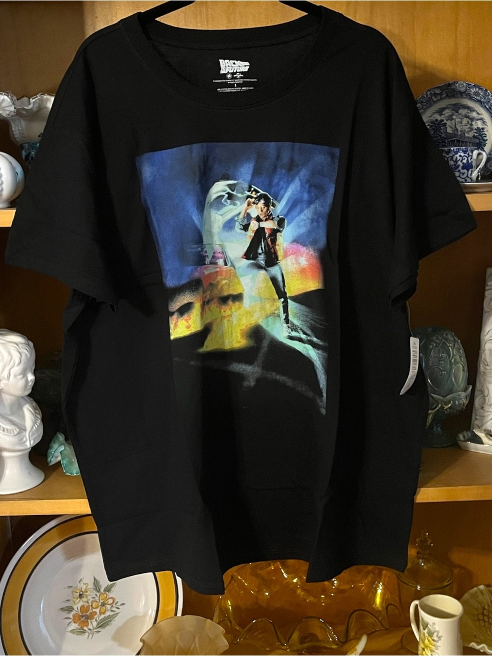 Back To The Future Relaxed Fit Cotton Boxy Tee Size 1